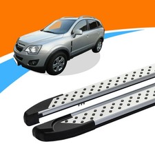 Seitenschweller passend für Opel Antara ab Baujahr 05/2006-12/2017 SOMA Silber