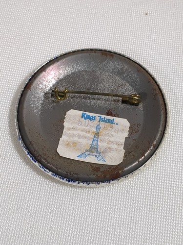 2 Kings Island Pinback Regenbogen Vintage Ohio Vergnügungspark Messe Karneval Button - Bild 7 von 7