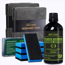 Plastic Restorer for Cars Ceramic Coating Trim Restore, Resists...