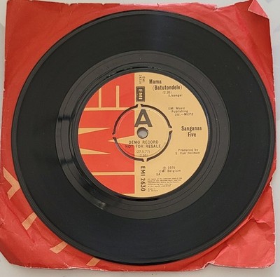 Sanganas Five - Mama (Batutondele) (1976 7inch Belgian Demo Imprt) VG+