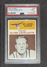 1961 Fleer Basketball - #29 Clyde Lovellette - PSA 7.5