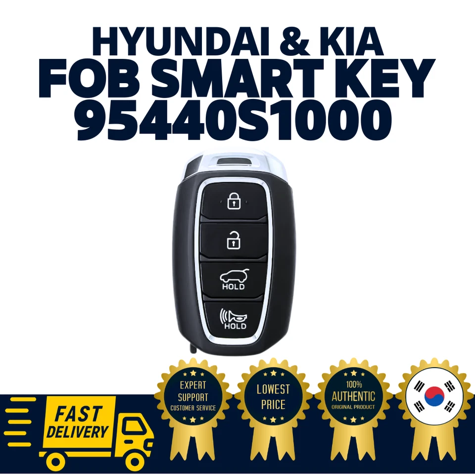 Télécommande d'origine OEM Hyundai Kia FOB Smart Key 95440S1000 Santa Fe 2019 - Photo 1/1