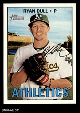 2016 Topps Heritage #531 Ryan Dull Athletics 8 - NM/MT
