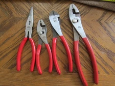 Mac Tools 4 Pc. Large Combination Pliers Set cutter needle nose