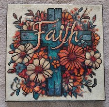 Completed 3D Diamond Art Canvas Wall Hanging Wall Art, Finished 12x12"