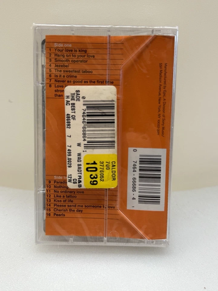 Sade The Best of Sade (Cassette, November 1994, Epic Sealed) Foto 2 de 4
