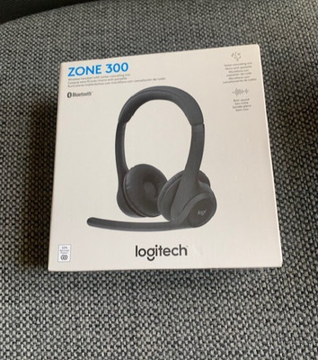 LOGITECH Zone 300 Wireless Bluetooth Headset PC Mac iOS etc. - New