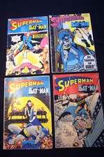 4 Hefte SUPERMAN 1975 Ehapa Verlag1, 3, 5, 7,...
