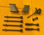 G.I. GI JOE gijoe DRAGONFLY COPTER WEAPONS LOT #3 missiles cannon wings FREESHIP