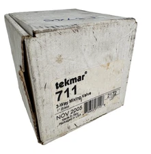 TEKMAR 711 3-Way Mixing Valve 1" NPT Brass *NIB*
