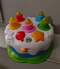 Leap Frog Counting Candles Light Up Musical Birthday Cake Toy WORKS
