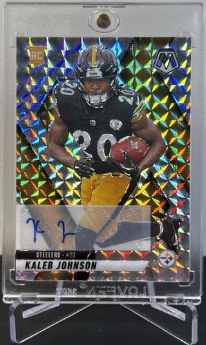 2025 Panini Mosaic - Kaleb Johnson #315 Mosaic Prizm Autographs (AU, RC)