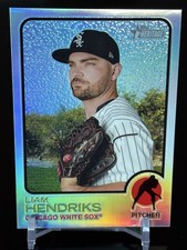 2022 Topps Heritage Chrome Refractor #6 Liam Hendricks #209/673 NM-MT+