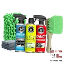 Complete Car Wash Cleaning Kit, Car Interior Detailing 2.29 Fl Oz Pack of 7 