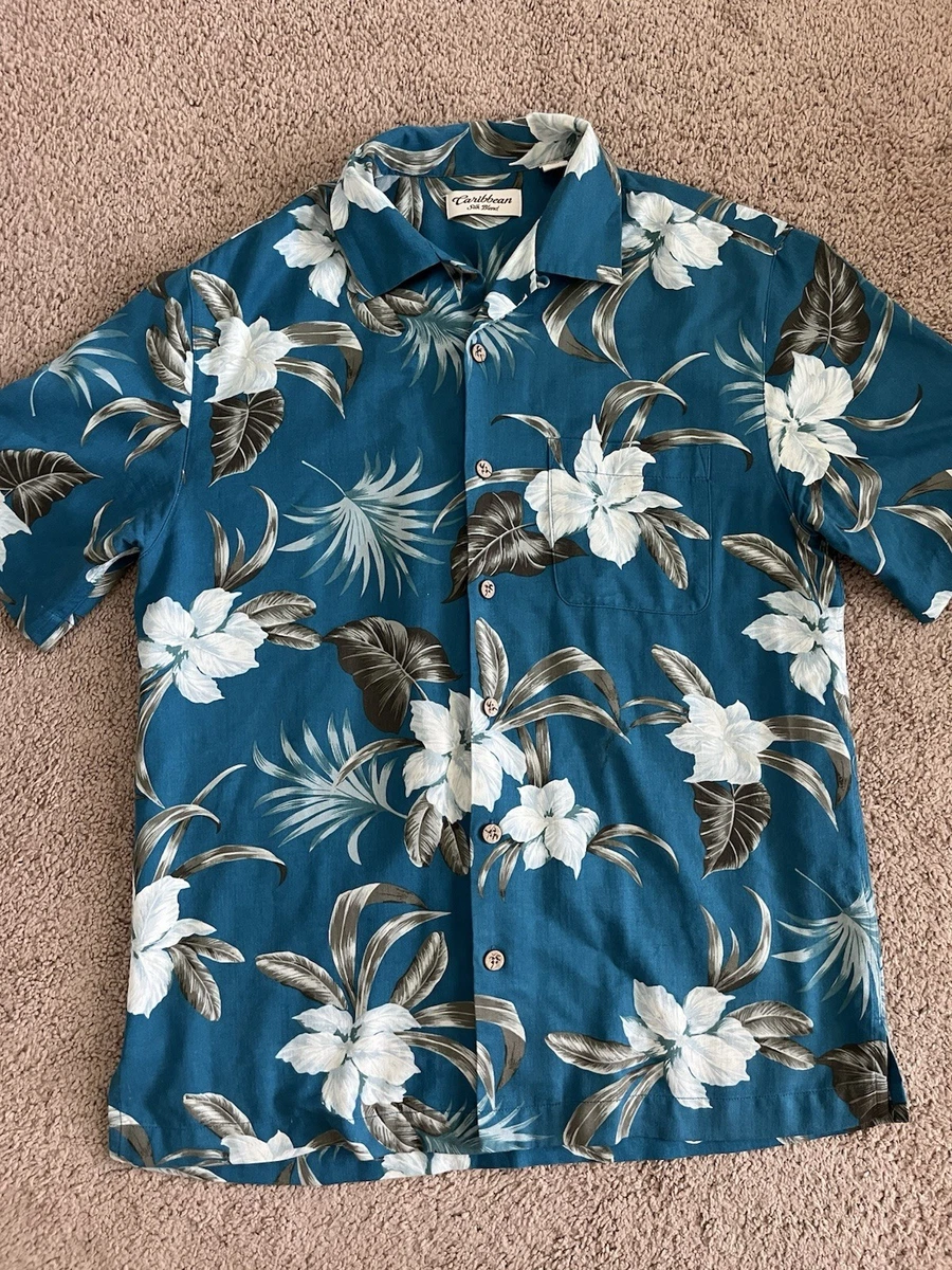 Chemise hawaïenne taille XL boutonnée à manches courtes Bix Office Island vintage - France