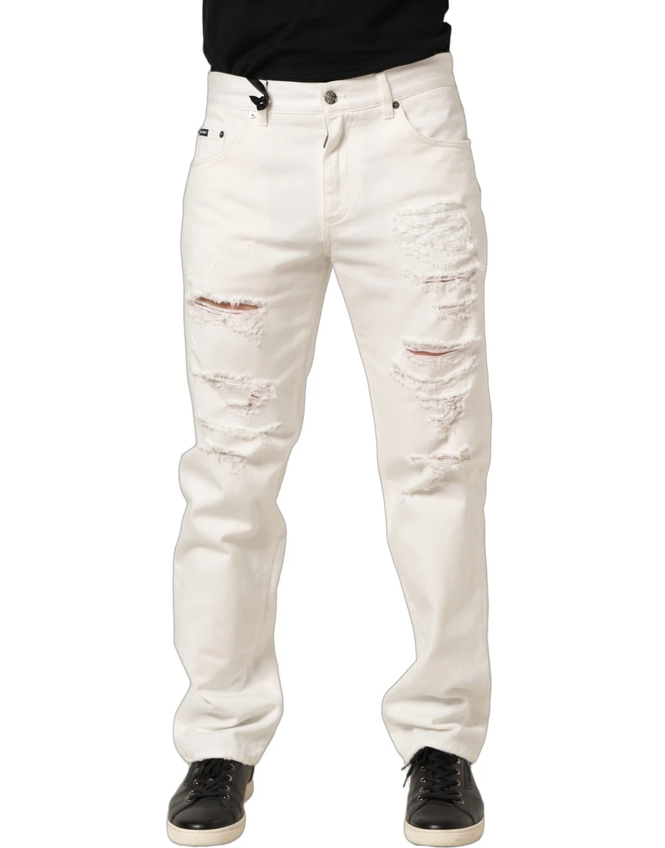 Dolce&Gabbana White Jeans for Men for sale | eBay