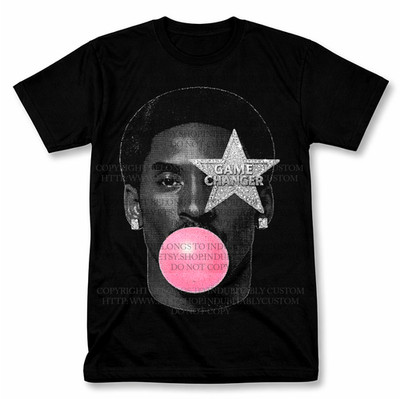 Kobe Bryant Game Changer Lakers Graphic T Shirt Vintage Style Basketball Fan Tee