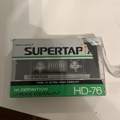 Realistic Supertape HD-100 Type II Ultra Hi-Def Fidelity Chrome Equiv 44-943