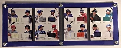 Vertical Quad-Fold Panini National Treasures Baseball Booklet Card Holder Case