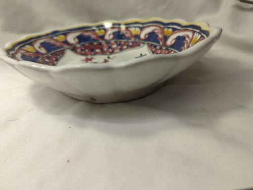 NORA FENTON Ceramic 1980's Vintage OVAL Decor PAIR OF DESIGNER PLATES PORTUGAL - Picture 15 of 17