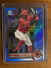 2022 Bowman Chrome Michel Triana Blue Mojo Refractor 54/150 Cincinnati Reds