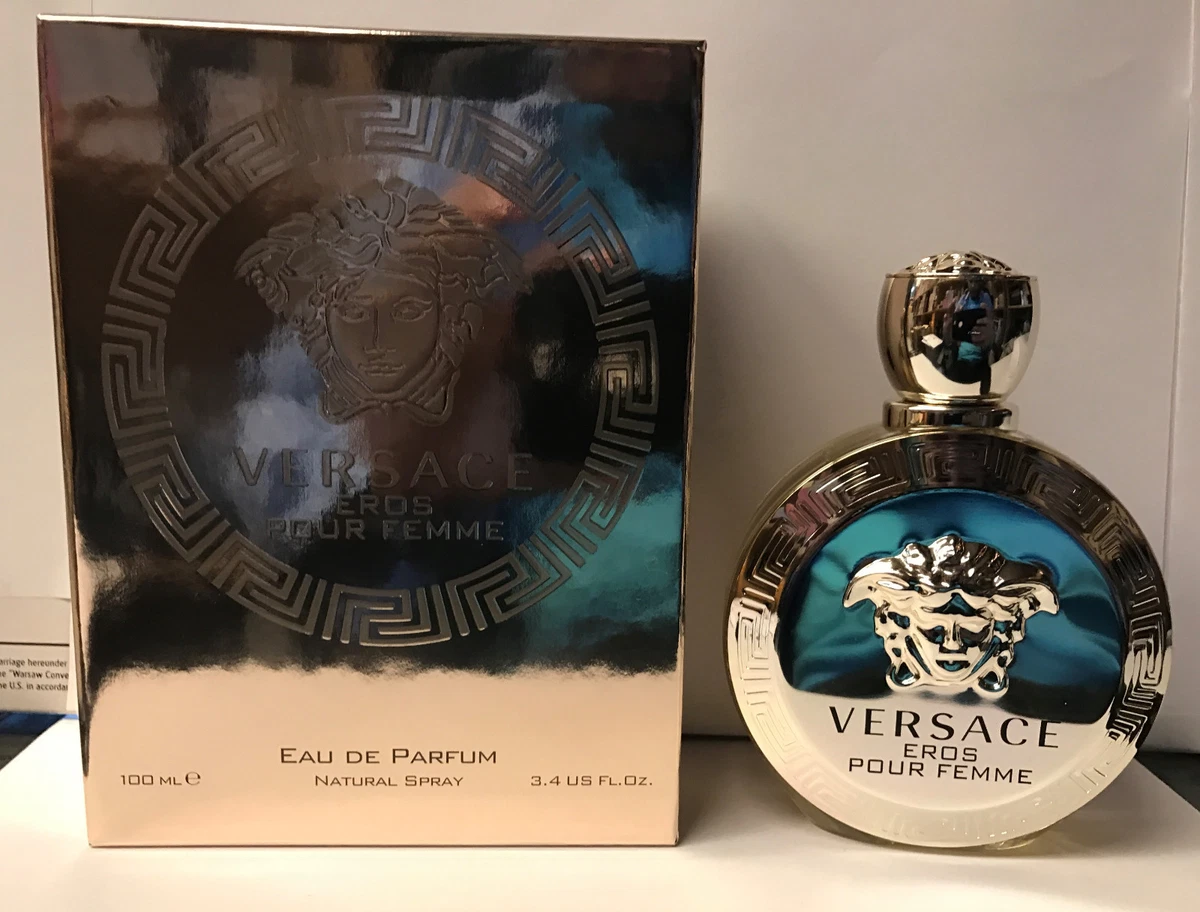 VERSACE EROS POUR FEMME 3.4OZ /100 ML EDP WOMEN NEW & SEALED