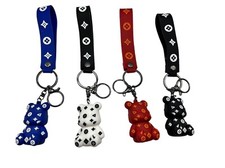 Adorable Inspired 3D Bear Keychains 4pc Set- Free shipping US SHIPPER