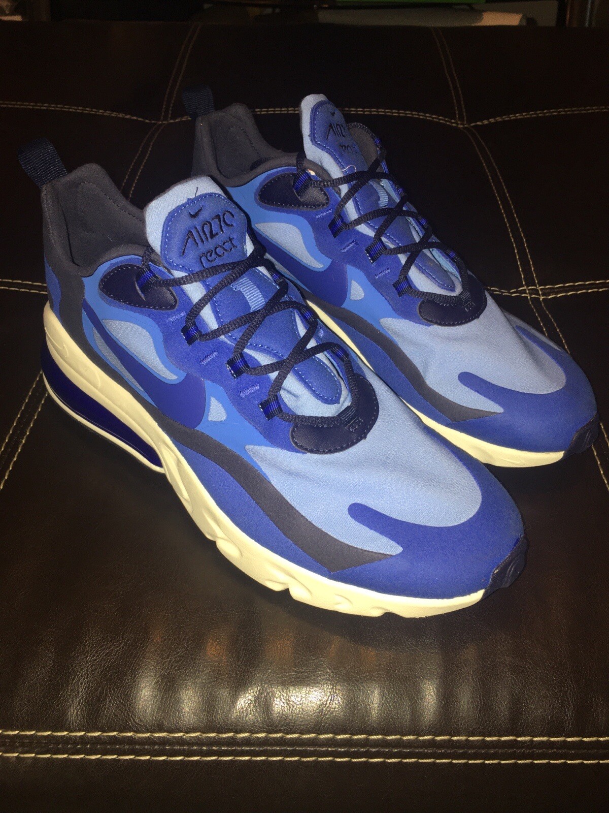 nike react 270 black blue