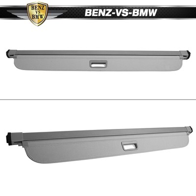 19-21 Jeep Cherokee Tonneau Cargo Shade Cover Black Vinly+Aluminum Rod