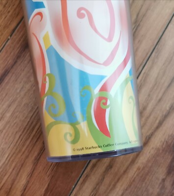 Vintage 1998 Starbucks 16 oz Coffee Tumbler Travel Mug Vintage 1998 Starbucks 16 oz Coffee Tumbler Travel Mug