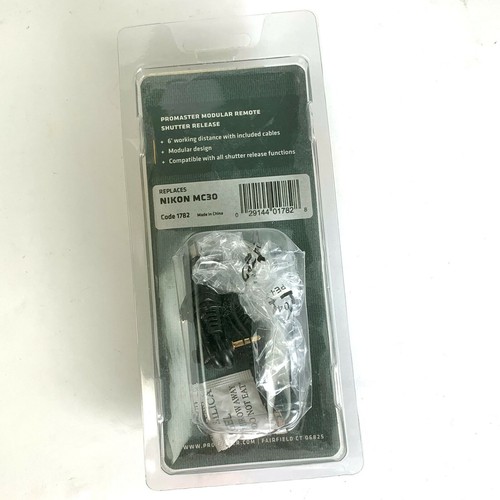 Promaster MC30 Remote Shutter Release Cable Release Code 1782 - Picture 4 of 11