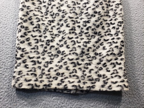 Ann Taylor Bleistiftrock Damen 0 Schneeleopard Wollmischung Neu mit Etikett Stretch Reißverschluss 26 x 22 - Bild 2 von 15
