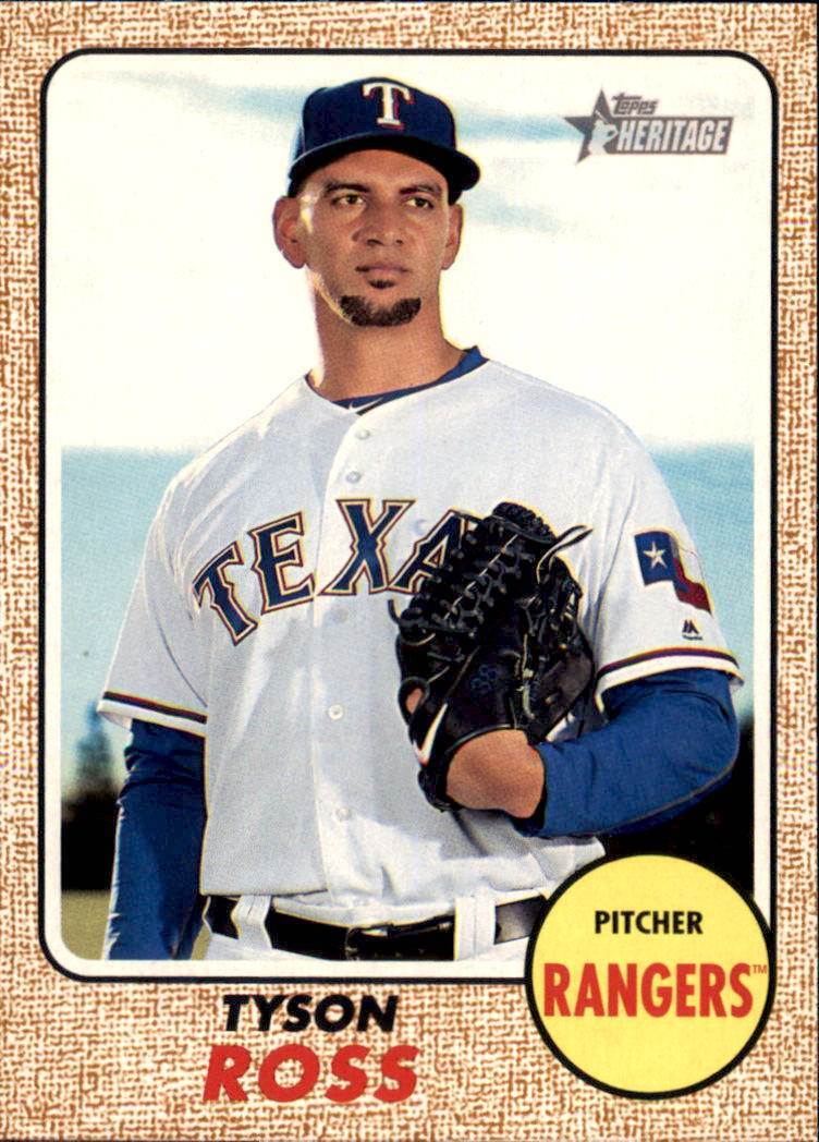2017 Topps Heritage High Number Base Set #621 Tyson Ross Texas