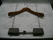 LAUREN RALPH LAUREN DESIGNER WOOD 16" COORDINATE EXTENDED DISPLAY HANGER SET 4