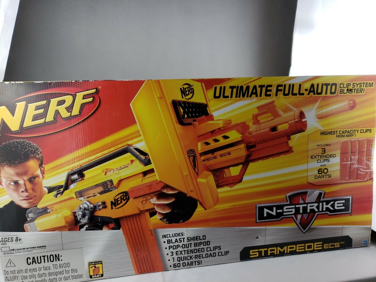 Nerf N-Strike Stampede ECS Very Rare Open Box | eBay