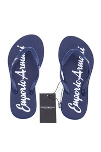 emporio armani mens flip flops