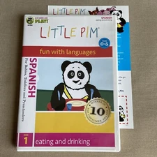 Little Pim: Spanish: Eating & Drinking (1) (DVD 2009) PBS Kids Play Toddler PreK