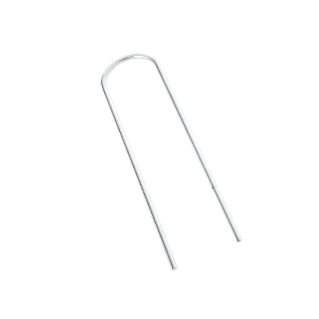 Down to Earth Garden Fabric Staples Galvanised Steel Pack of 10