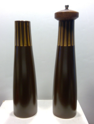 #ad #ad Rare MCM Forum International Ben Seibel Large Salt Shaker amp; Pepper Mill $159.99