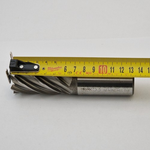 DIN 844 langer Zentrierschnitt gerader Schaft Schaftfräser Nuten 6 32mm 32x130 Nr4-38 - Bild 10 von 12