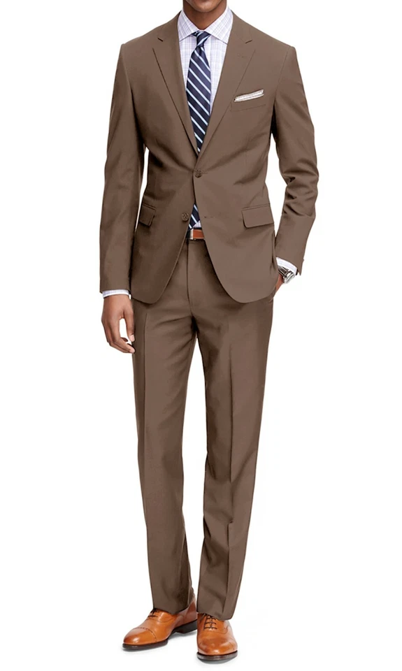 Men's Two Piece Classic Regular Fit Suits - Image 4 of 4