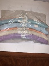 Lot Vintage New NIP Pastel Padded Hangers 6