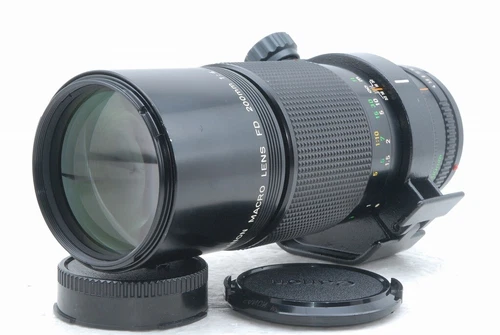Canon New FD 200mm f/4 f 4 Macro Lens *19939