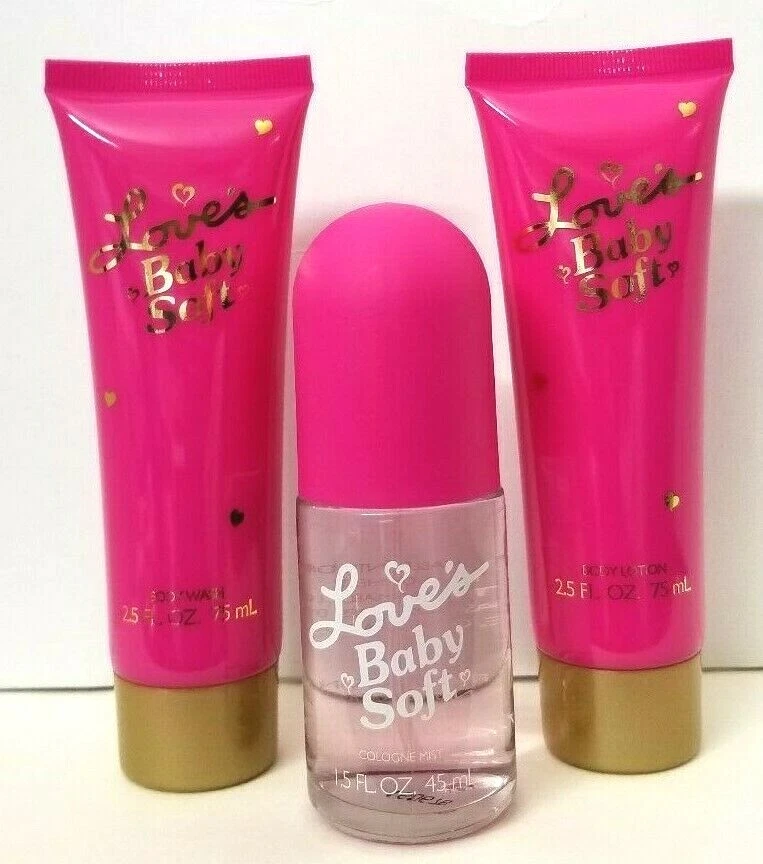 LOVE'S BABY SOFT CLASSIC COLLECTION 3 piezas Set Niebla/Loción/Lavado por DANA CLASSIC Foto 4 de 4