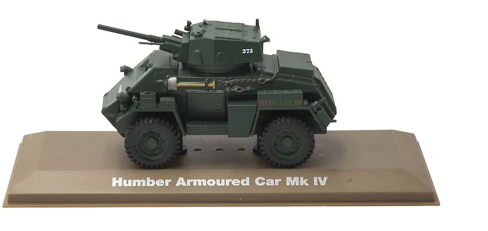 DIE CAST TANK Humber Armoured Car Mk IV - Atlas Editions - Scala 1:43 #G014 - Immagine 2 di 2