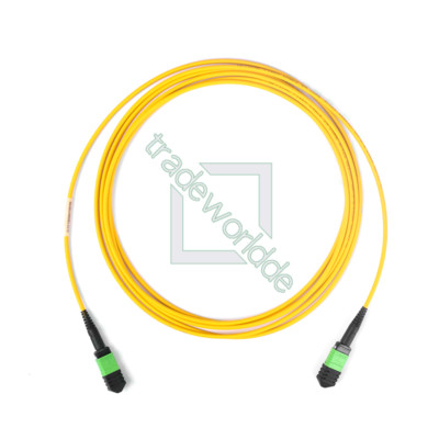 MPO/MTP Female Trunk Cable 12 Fibers Type A Singlemode Fiber Patch Cord 30M