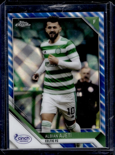 TOPPS CHROME 2021/22 ALBIAN AJETI CELTIC PARALLEL 116/125.