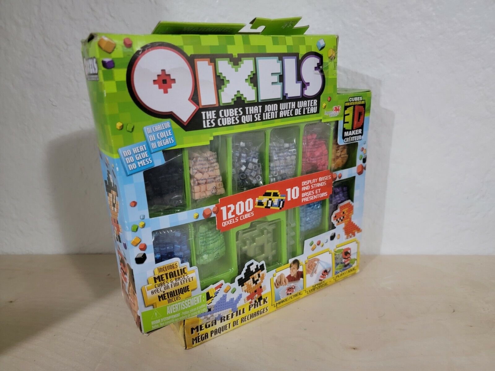 Qixels 3D Mega Refill Pack 1200 New Bases Cubes Metalic 2021 new Tulsa Mall 10