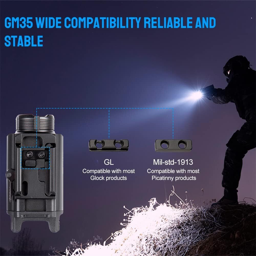 TrustFire GM35 Pistol Light,1350 LM Ultra Bright Pistol Gun Light Led ...