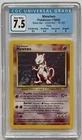 Pokemon Mewtwo Base Set 10/102 CGC 7.5 w/ Sub grades